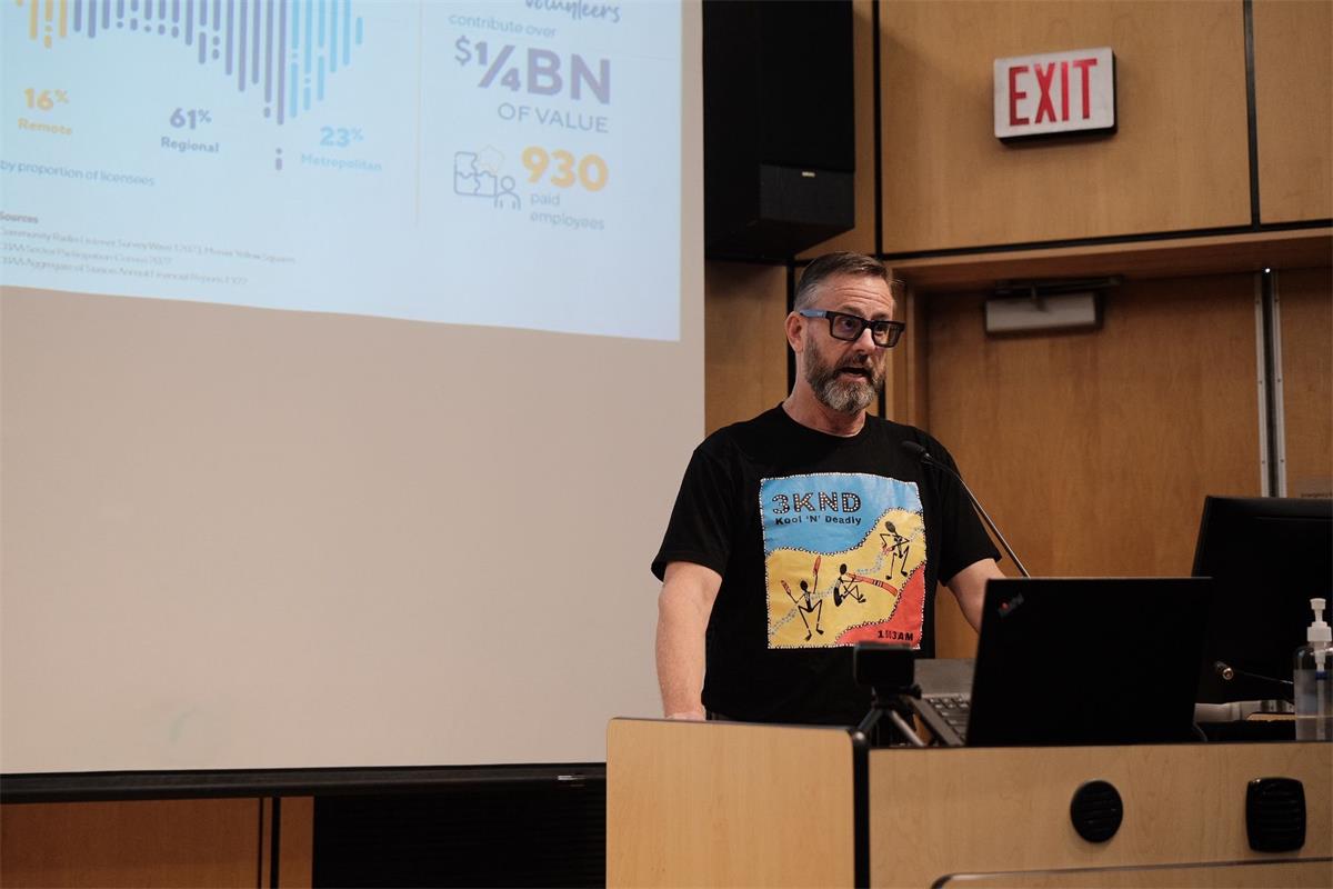 CBAA CEO Jon Bisset at the 2025 NCRA/ANREC Conference in Canada